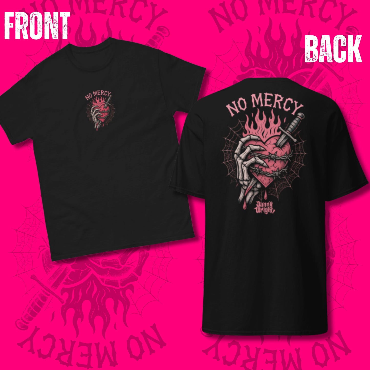 NO MERCY bones tee – Full Colour Edition (US Exclusive)
